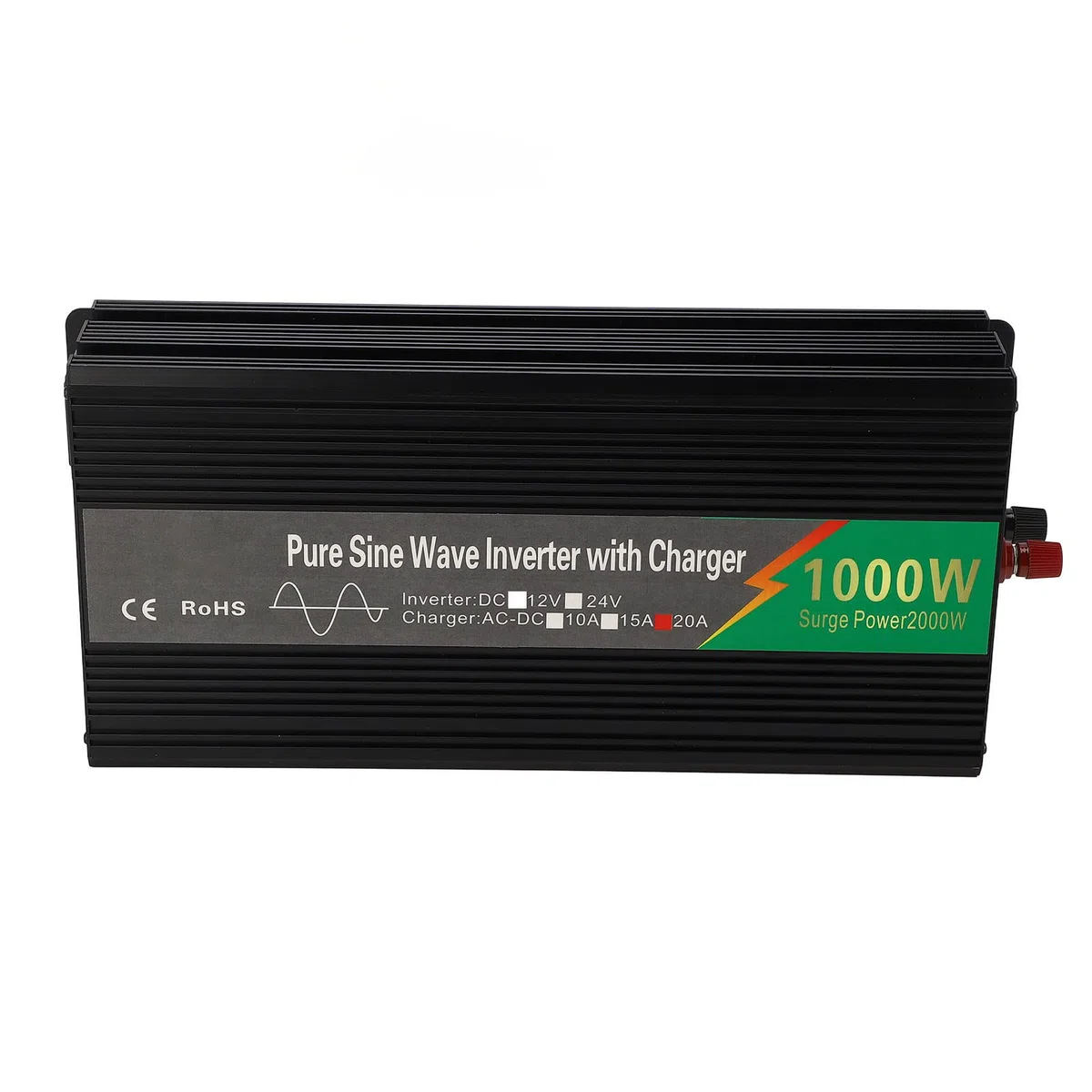 Fafeicy Falownik Czystej Fali Sinusoidalnej, 1000W Przetwornica z (12V do