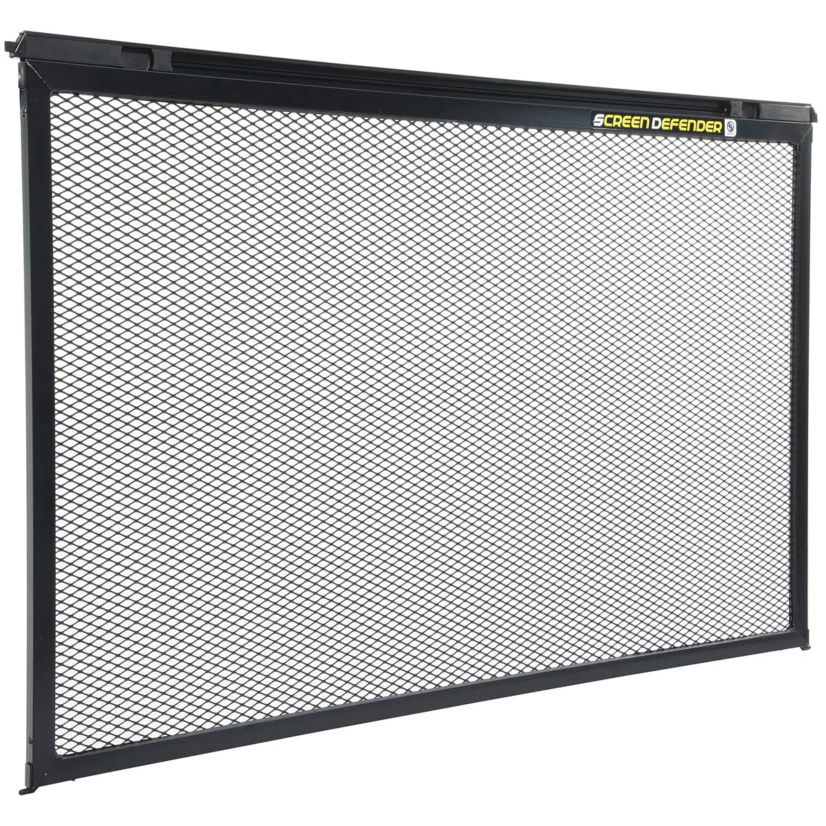 Lippert 859793 ochraniacz ekranu do kampera z czarnym malowanym proszkowo aluminium do ochrony zwierząt domowych w przyczepach podróżnych, kamperach na piątym kołu i kamperach