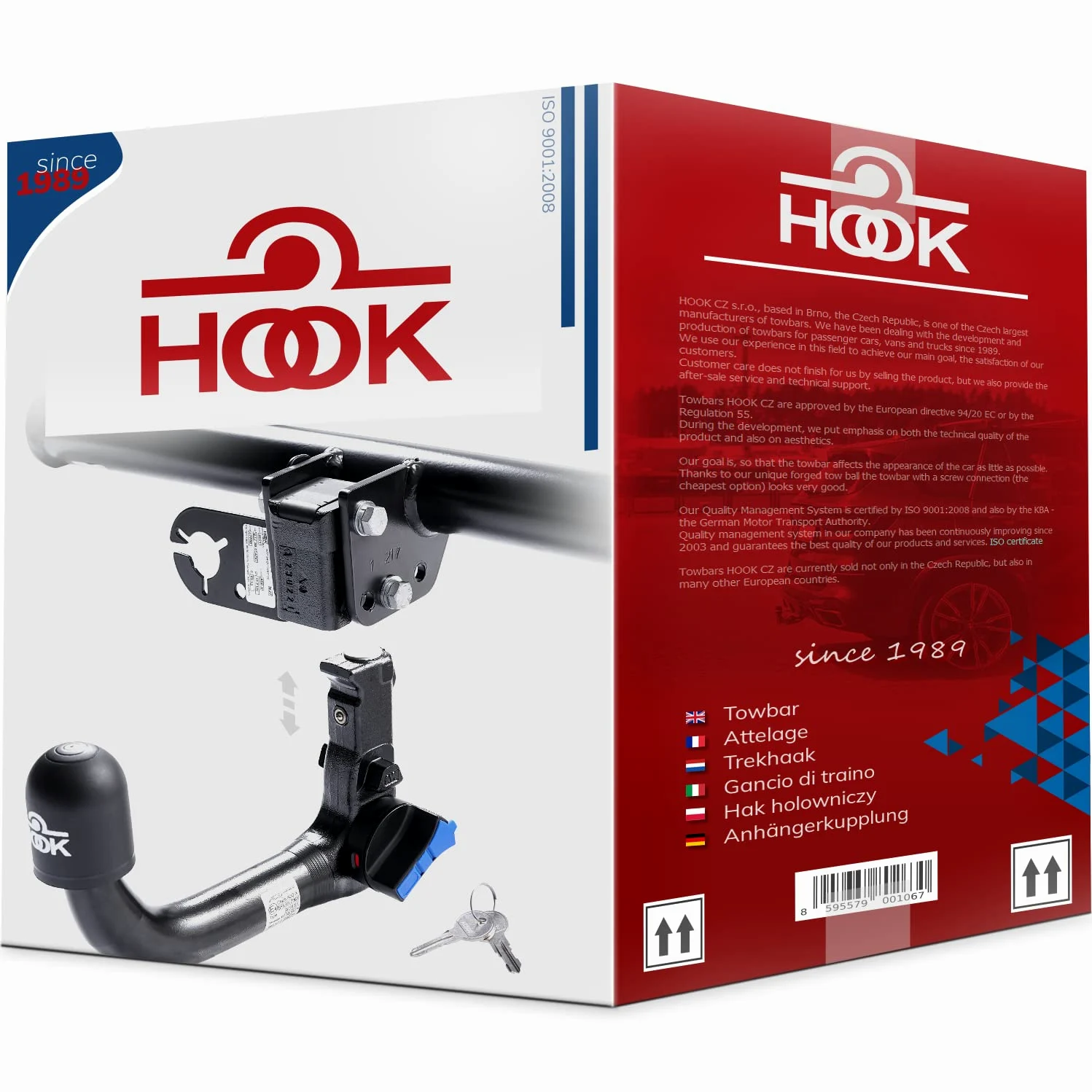 Hook Kompletny hak holowniczy wypinany pionowo kompatybilny z Hyundai Tucson III TL TLE 2015-2018 + uniwersalna wiązka elektryczna 13-PIN